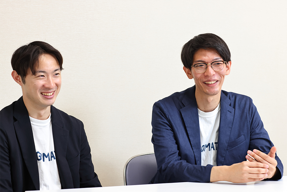Yuichi Kobayashi, AX Consultant, Algomatic Inc. (left), and Hiroto Kamoi, Executive Officer, CEO of AI Transformation (AX) Company, Algomatic Inc. (right) 