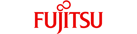 ロゴ：FUJITSU